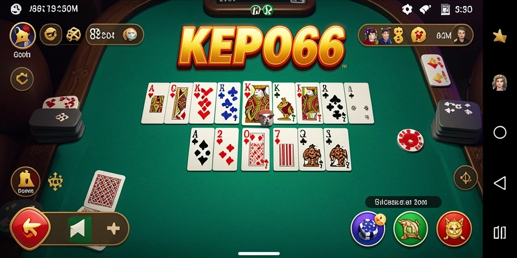 Tampilan gameplay menarik dari KEPO66 dalam bermain Domino.